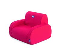 Chicco Twist Fauteuil pour Enfants Convertible en Chaise Longue et en Divan, avec 3 Configurations, se Transforme en 1 Mouvement - pour Les Enfants de 12 Mois et Plus - Rouge