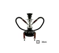 Chicha Pumpkins 22cm Couleur Noir Double Tuyau