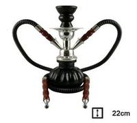 Chicha Pumpkins 22cm Couleur Noir Double Tuyau Multicolore