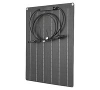 CHICIRIS 30W 18V ETFE Flexible Monocristallin Silicon Portable Banks Solar Charger, s'adapte à Une Batterie 12V pour Les Maisons de Bateaux RVS, Un Chargement Efficace, Portable et Léger, Fort