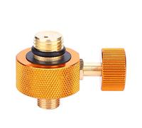 CHICIRIS Adaptateur de Réservoir de Gaz, Convertisseur de Tête en Cuivre Durable pour Les Utilisateurs de Poêles de Camping Standard du Moyen