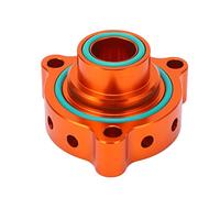 CHICIRIS Adaptateur de Valve de Soufflage CNC Billette en Aluminium pour | Entretoise de Dump Valve Atmosphérique pour Moteurs 307 308 1.6 Turbo, Finition Anodisée Orange, Montage Sandwich Direct