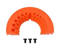 CHICIRIS Affûteur de Forets, Accessoire de Meulage de Forets électriques pour de 2 à 13 Mm, avec Meuleuse D'angle à Lame Géante, Compatible avec Meuleuse de 125 Mm (ORANGE)