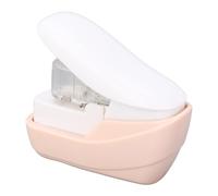 CHICIRIS Agrafeuse sans Agrafeuse, Mini Portable sans Aiguille pour le Bureau, Conception écologique, Reliure Effort jusqu'à 4 Pages