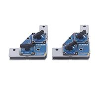 CHICIRIS Aimants de Soudage, 2 Pièces de Fixation D'angle Magnétique de 90 Degrés avec Double Interrupteur et Force de Traction de 28 Kg, pour le Soudage du Positionnement de la Plaque de
