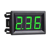 CHICIRIS Ampèremètre Numérique de Courant Continu de 0,56 Pouces, Taille Mini avec Protection de polarité, pour Mesure de Plage 0-10A (Rétroéclairage de la vert)
