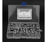 CHICIRIS Assortiment D'inserts Filetés en Acier Inoxydable, pour Aluminium et Matériaux à Faible Résistance, avec Absorption des Vibrations et Protection du Filetage