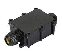 CHICIRIS Boîte de Jonction étanche IP68, Boîtier électrique de Petite Taille et Grande capacité, avec Protection Solaire UV 94V2 Ignifuge, pour Lampadaire Extérieur, Lampe Enterrée, (Deuxième