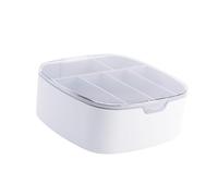 CHICIRIS Boîte de Rangement pour Câbles avec Couvercle de Grande capacité | Matière plastique durable, couvercle transparent, conception légère, adaptée à divers câbles