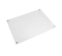 CHICIRIS Calendrier Magnétique Effaçable à Sec en Acrylique Transparent, Ultra Clair et Réutilisable avec 6 Marqueurs Colorés, Parfait pour L'organisation de la Cuisine, 15,7 Pouces X 11,8 Pouces