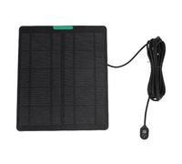 CHICIRIS Chargeur de Panneau Solaire 10W pour Les Caméras de sécurité, Intégration Transparente, Puissance Fiable, Installation Facile avec des Trous de Vis, Preuve de la Lumière du Soleil pour Une