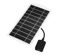 CHICIRIS Chargeur de Panneau Solaire 5W, Performances Fiables, Alimentation Stable, Conception Légère, compatibilité Universelle, sécurité d'abord, Construite à Partir de Silicium Monocristallin,