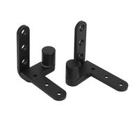 CHICIRIS Charnières Rotatives à 270 Degrés en Acier Inoxydable Durable pour Portes D'armoires de café, Lot de 2, Robustes, Noires