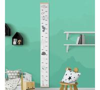 CHICIRIS Charte de Croissance des Enfants Hauteur Hauteur Sticker Wall Sticker Dual Scale Design Facile à Lire la Longueur de la Longueur du bébé avec de Adorables Modèles de Dessins Animés pour la