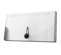 CHICIRIS Classeur Extensible Professionnel étanche, 13 Poches pour Factures de TVA Professionnelles, Organisateur en Plastique Portable (Transparent)