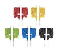 CHICIRIS Clips de Plomb de Test Ultra Petits, Ensemble de 10 Pièces pour Composants électroniques, Matériau ABS Durable