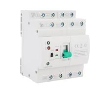 CHICIRIS Commutateur de Transfert ATS Mini 4P 80A pour Groupe électrogène | Matériau PC ignifuge, temps de transfert 20 ms, compatible rail DIN, adapté au boîtier PZ30