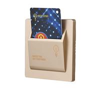 CHICIRIS Commutateur D'hôtel Haute Puissance 40A, Insertion de Carte onfortable pour Chambre d'amis, Application Sûre et Stable, Aluminium ABS Ignifuge Or (Gold)