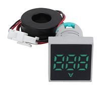 CHICIRIS Compteur de Courant Numérique Haute Précision AC AD16-22FSA pour la Mesure du Courant, Mini Ampèremètre [utilisation en extérieur] (GREEN)