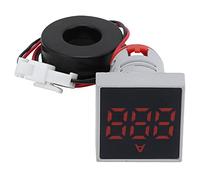 CHICIRIS Compteur de Courant Numérique Haute Précision AC AD16-22FSA pour la Mesure du Courant, Mini Ampèremètre [utilisation en extérieur] (rouge)