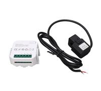 CHICIRIS Compteur d'électricité WiFi monophasé, Moniteur D'énergie avec Pince et Fonction de Télécommande pour Usage Résidentiel 100-240VAC (BLACK)