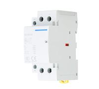 CHICIRIS Contacteur AC Domestique 2P 63A 24V 220V/230V, Conception Compacte pour un Usage Domestique avec Matériau D'isolation Supérieur pour la sécurité, Montage sur Rail DIN 1NO 1NC (24V)