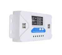 CHICIRIS Contrôleur de Charge Solaire avec écran LCD, 4 Ports USB (80A)