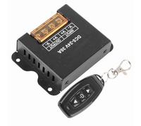 CHICIRIS Contrôleur de Lumière à 3 Touches, Variateur RF, Télécommande sans Fil pour Bandes Lumineuses LED, Distance de Télécommande de 30m, Noir
