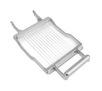 CHICIRIS Couteau à Fromage Manuel, Outil en Acier Inoxydable à Haute (10mm) | Poignée facile à utiliser, Lignes de grille claires pour la , Conception légère, Parfait pour trancher le fromage et la