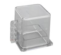 CHICIRIS Couvercle de Verrouillage du Bouton D'arrêt D'urgence avec Conception Transparente pour une sécurité Améliorée dans les Usines Chimiques, Construction en PC Durable, 1 Pièce (D60-3)
