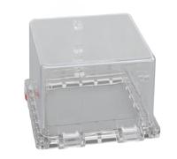 CHICIRIS Couvercle de Verrouillage du Bouton D'arrêt D'urgence avec Conception Transparente pour une sécurité Améliorée dans les Usines Chimiques, Construction en PC Durable, 1 Pièce (D60-4)