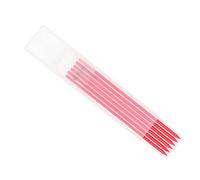 CHICIRIS Crayon de Charpentier 2,8 Mm, Ensemble de Recharges de Crayons en Graphite pour le Travail du Bois avec 24 Pièces pour la Construction et l'utilisation Mécanique (rouge)