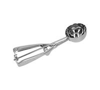CHICIRIS Cuillère à Crème Glacée Polyvalente en Acier Inoxydable, pour la Cuisine à Domicile, Outil Idéal pour Mesurer la Pâte et la Boule de Melon, Couleur Argent, 1 unité (Grand 24 pouces)