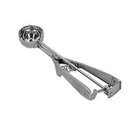 CHICIRIS Cuillère à Crème Glacée Polyvalente en Acier Inoxydable, pour la Cuisine à Domicile, Outil Idéal pour Mesurer la Pâte et la Boule de Melon, Couleur Argent, 1 unité (petite taille)