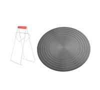 CHICIRIS Diffuseur de Gaz Antidérapant, Plaque de Transfert de Chaleur en | Alliage d\'aluminium durable, empêche la combustion des casseroles, facile à nettoyer.