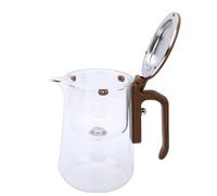 CHICIRIS Enchant Tea Pot Théière en Verre de Grande capacité au Design élégant avec Infuseur Amovible pour la Maison et le Restaurant (800 ml)