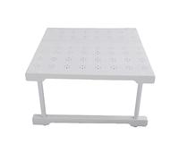 CHICIRIS Étagère de Rangement Extensible pour Placard, Organisateur Durable et Peu Encombrant pour Armoires de Cuisine et de Salle de Bain, capacité de 55 Kg, Acier au Carbone, 11 Accessoires