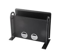 CHICIRIS Étagère Murale Flottante pour Boîtier TV, Conception à Double | Aluminium spatial durable, oxydée, protection des câbles, utilisations telles que routeur, DVD, modem, projecteur.