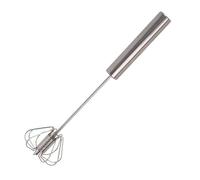 CHICIRIS Fouet à œufs en Acier Inoxydable, Batteur Semi-automatique Efficace pour la Cuisson de la Crème et le Mélange des œufs, 27x7x2,2 Cm