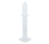 CHICIRIS Jauge de Hauteur D'herbe, Règle de Pelouse en Fer Robuste de 30cm pour le Suivi de la Croissance du Jardin et de la Cour, Outil Amusant et Pratique