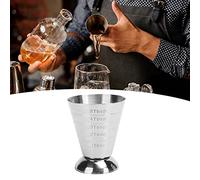 CHICIRIS Jigger à Cocktail en Acier Inoxydable, Tasse à Mesurer élégante et Durable pour Barman et Pâtisserie, Taille 75ml, Acier Inoxydable 304