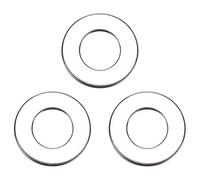 CHICIRIS Kit D'assortiment de Rondelles Plates en Acier Inoxydable Longue Durée avec Boîte, 110 Rondelles Unies pour étaler la Charge, Réparer, Améliorer L'