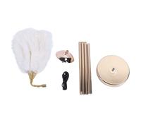 CHICIRIS Lampadaire Plume D'autruche élégant et Moderne, éclairage à intensité Variable pour Salon et Chambre à Coucher, 61 Pouces, Commande Tactile USB (WHITE)