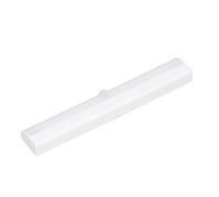 CHICIRIS Lampe de Nuit Ultra Fine LED avec Détecteur de Mouvement, Barre sans Fil pour Armoire de Cuisine, Chambre à Coucher et Escalier, Blanche 19x3x2cm