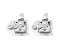 CHICIRIS Loquet de Boîte à Outils de Camion Loquet de Boîte à Outils en Acier Inoxydable Verrou à Palette 1 Paire avec 4 Clés Résistant à la Poussière Résistant à l'usure pour RV Remorque UTV ATV Box