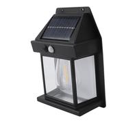 CHICIRIS Lot de 2 Lampes Solaires D'extérieur avec Détecteur de Mouvement, étanches du Crépuscule à L'aube, 3 Têtes Réglables, Lumières de sécurité pour L'extérieur de la Maison, (BLACK)