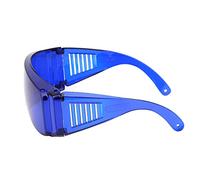 CHICIRIS Lunettes de Recherche de Balle de Golf, Lunettes de Protection de Golf à Lentille Bleue Haute Définition, Bloquent la Lumière Indésirable, Aident à Repérer Les Balles Blanches, Comprennent