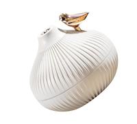 CHICIRIS Mini Humidificateur à Oignon Mignon avec Veilleuse Bicolore pour Utilisation au Chevet, capacité de 300 Ml, Design Silencieux et Charmant
