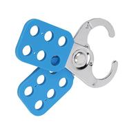 CHICIRIS Moraillon de sécurité pour Verrouillage et étiquetage, 6 Trous, | Moraillon de Consignation 6 Trous pour Groupe LOTO, jusqu'à 6 Cadenas.Construction en Acier, Résistante à la