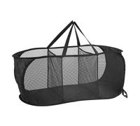 CHICIRIS Panier à Linge Pliable avec Conception à 3 Compartiments (BLACK)